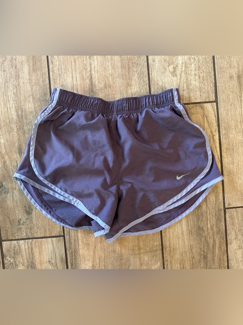 Nike Women's Purple Athletic Running Shorts with Light Trim